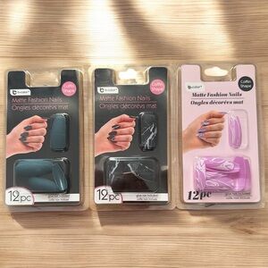 3 Pack Coffin Press on Nails